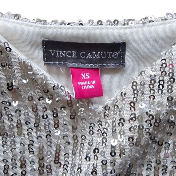 Sequin Embellished Cream Top - Picture 3 of 6